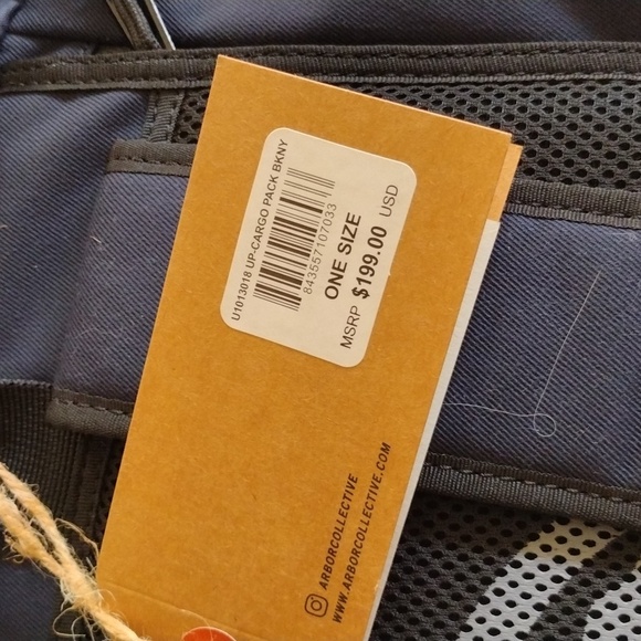 Arbor Cargo Roll top backpack NWT - Picture 10 of 11